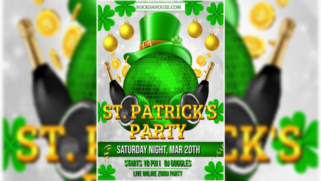 St Patricks Day Online Zoom Party Tickets Online 20 March To 21 March