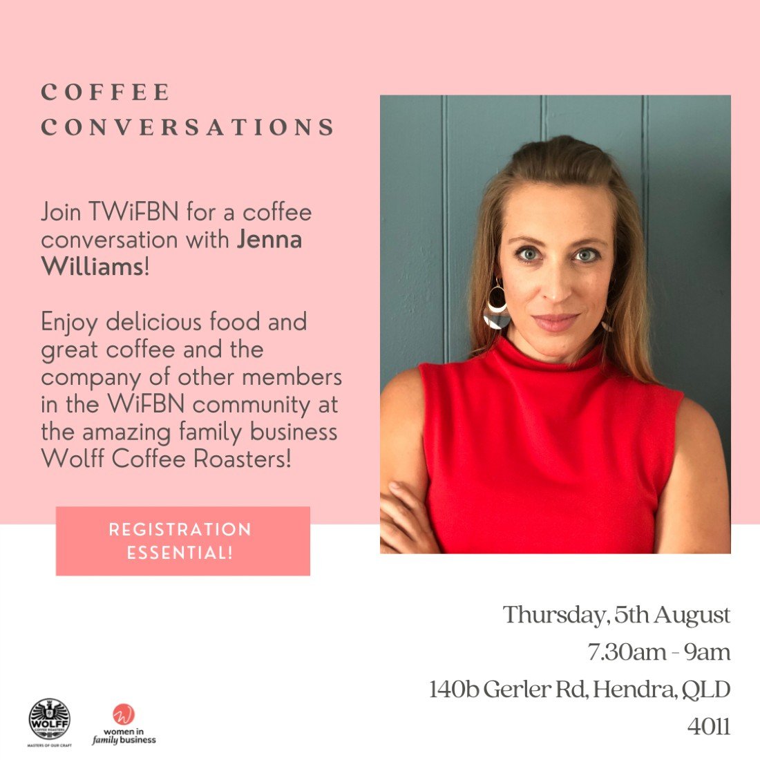 WIFBN Coffee Conversation's with Jenna Williams