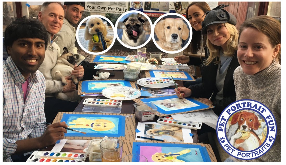 Sip and Paint Pet Portrait Fun...Dogs Tickets, d.b.a., 1st