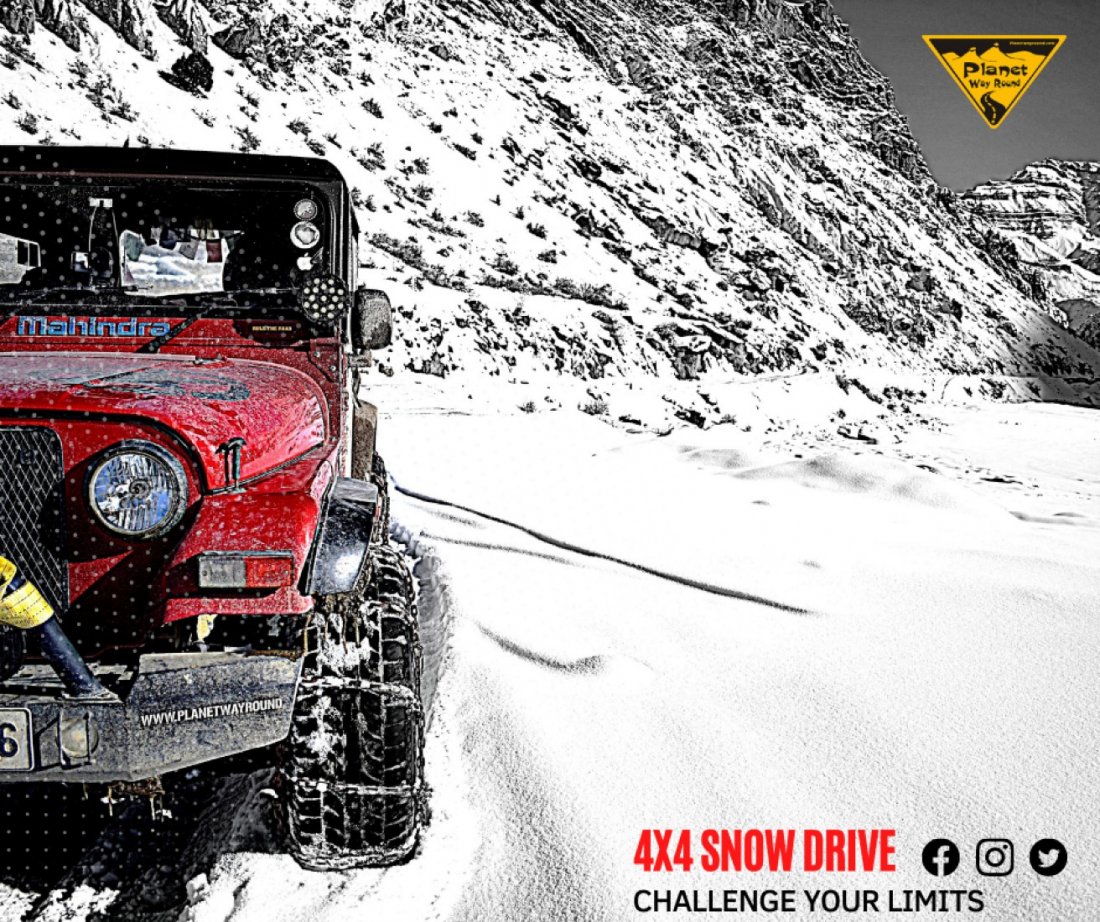 White Spiti 4x4 Snow chain Drive IV Tickets, Chandigarh , 16 February