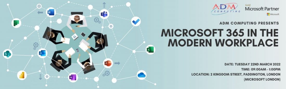 Microsoft 365 In The Modern Workplace Tickets, Microsoft London, 22 ...