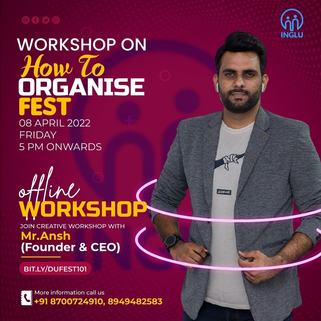 HOW TO ORGANISE A COLLEGE FEST WORKSHOP