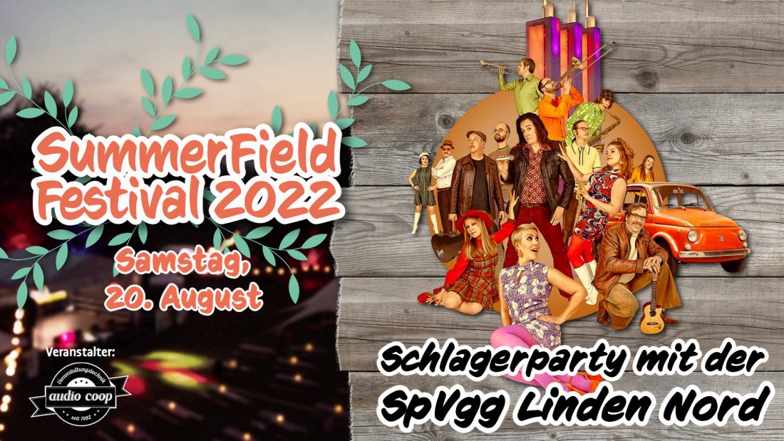 SummerField Festival 2022 Schlagerparty SpVgg Linden Nord SFF22 in