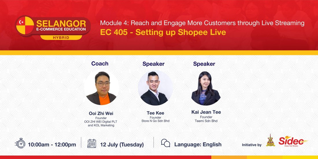 Setting Up Shopee Live