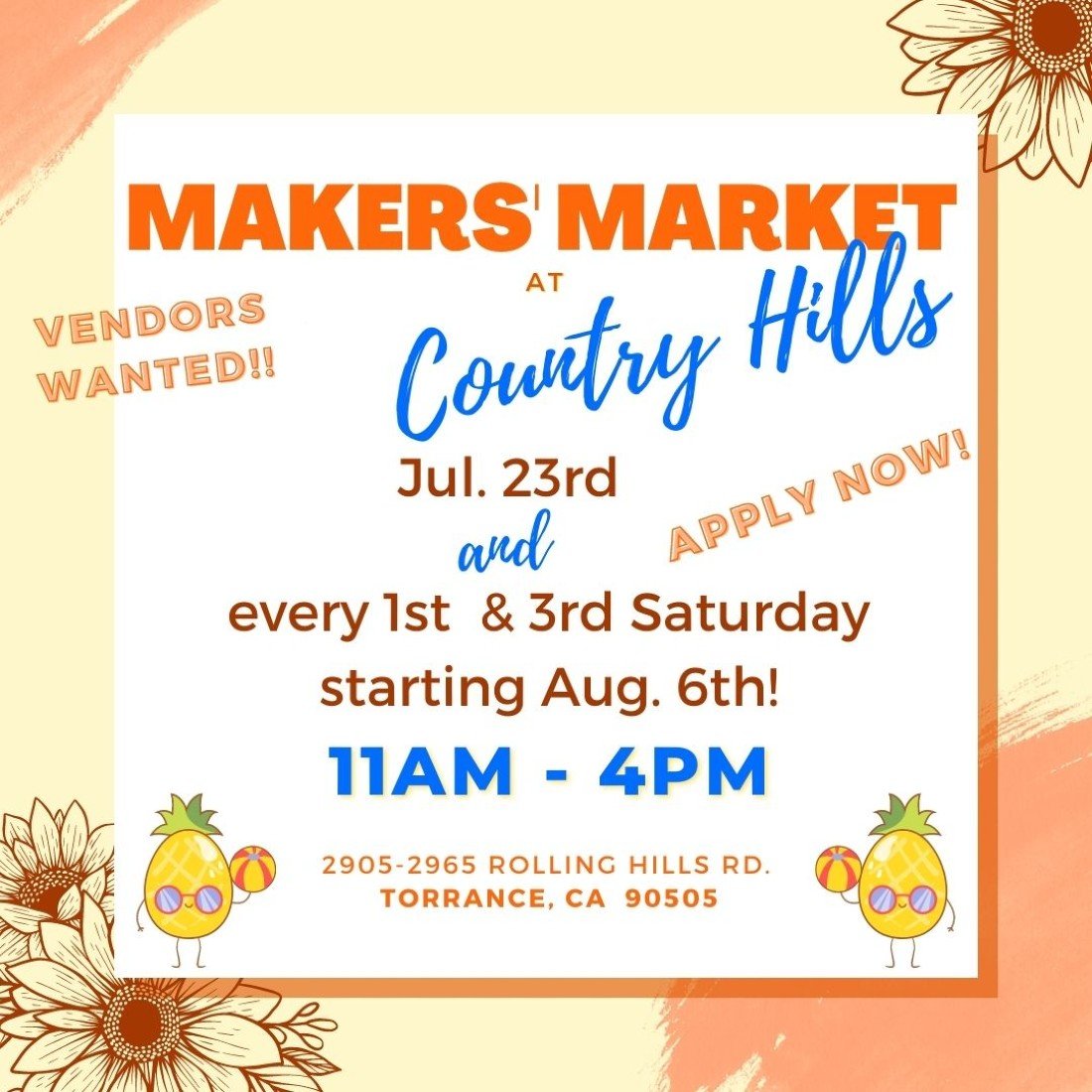 Makers Market at Country Hills Tickets, Country Hills Shopping Center