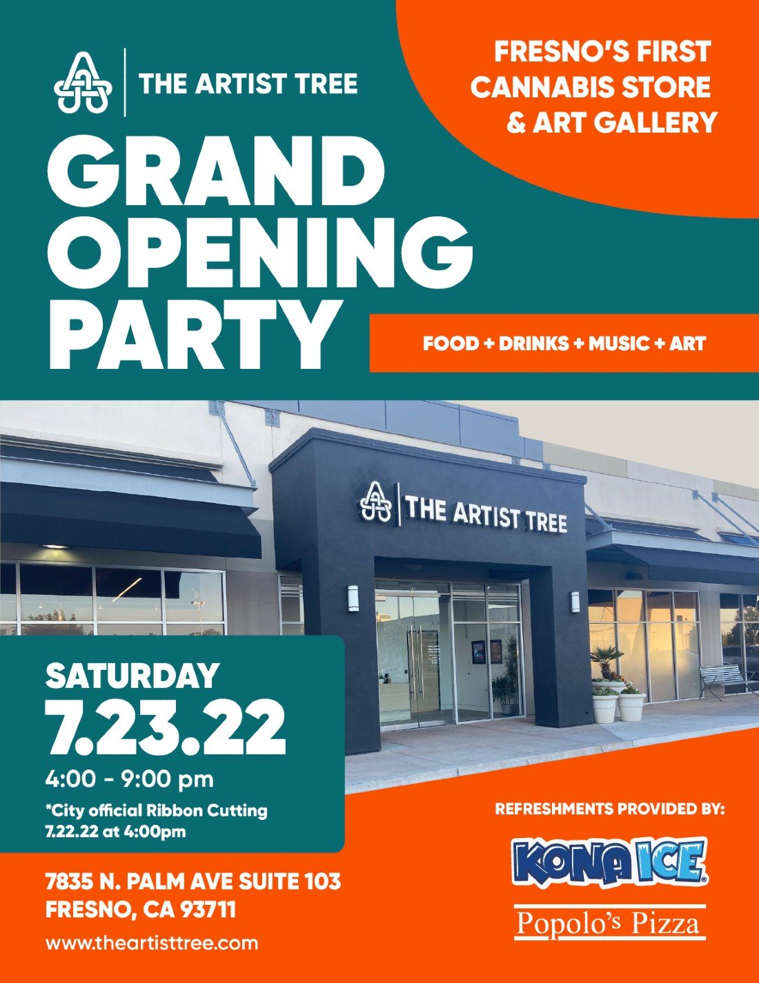 The Artist Tree Grand Opening, The Artist Tree, Fresno, 23 July 2022