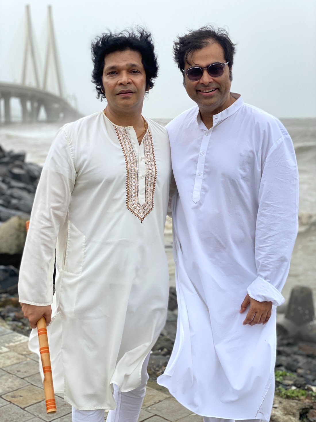 Purbayan Chatterjee & Rakesh Chaurasia Performing Bates Recital Hall