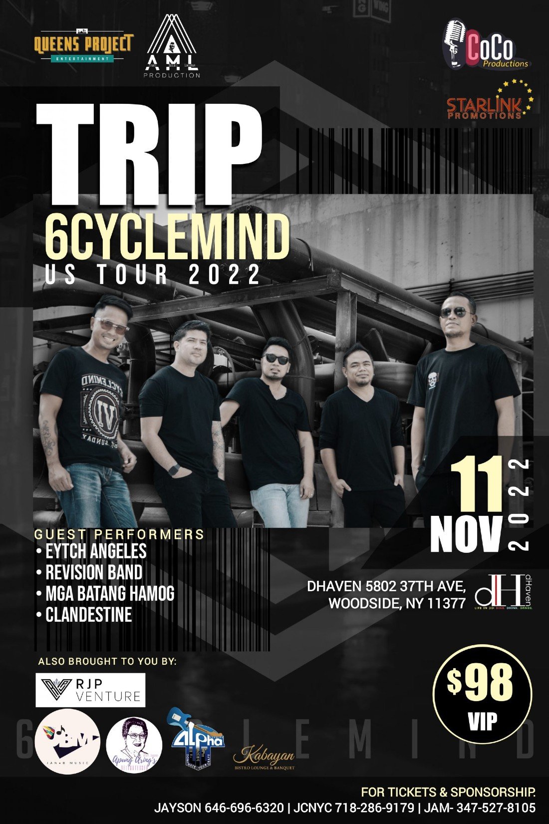  6cyclemind Trip US Tour New York Show