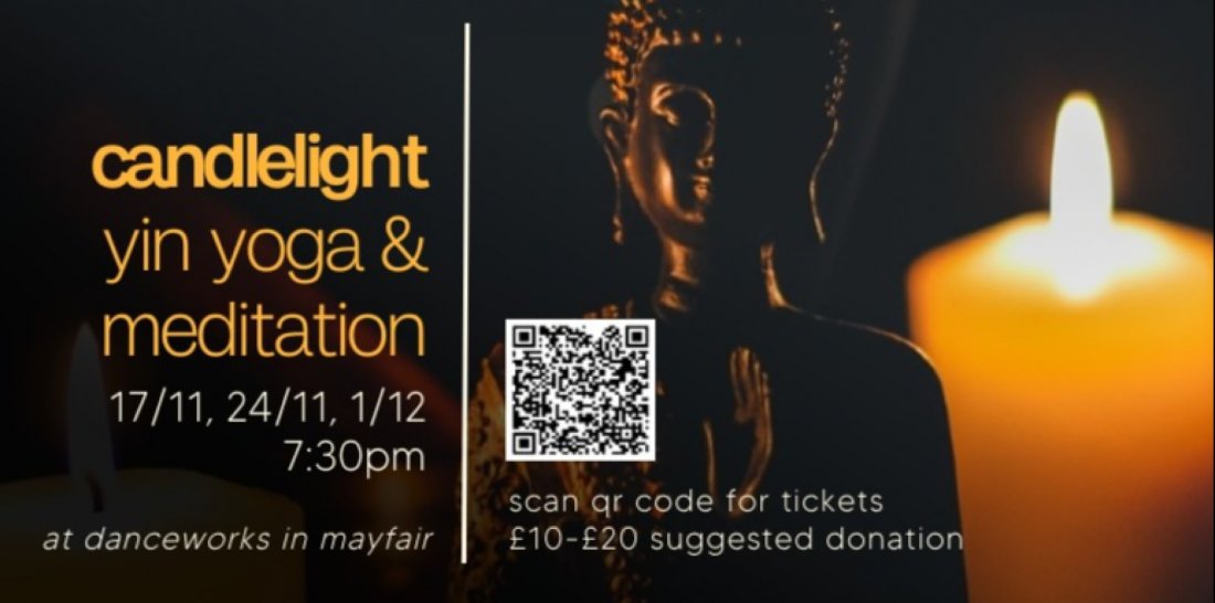 Candlelight Yin Yoga & Meditation (All Levels) Tickets, Danceworks