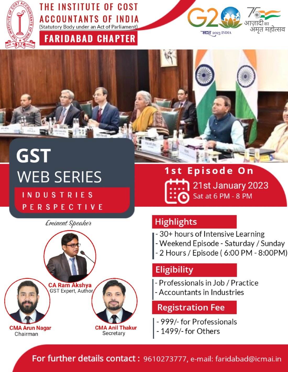 GST  Series Industries Perspective Tickets, Online, 21 January 2023