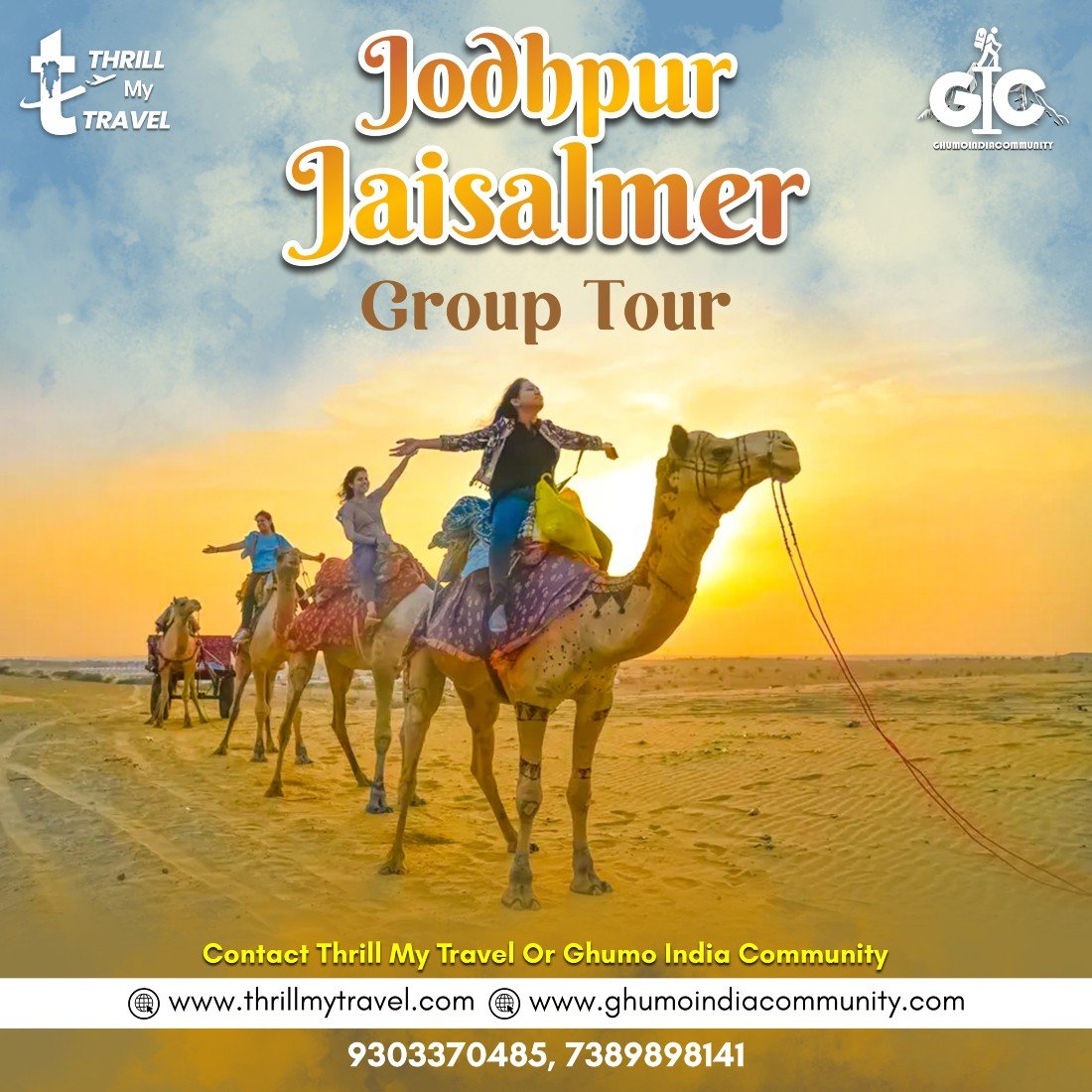 TMT New Year Party Jodhpur Jaisalmer Longewala Group Tour From Ahmedabad