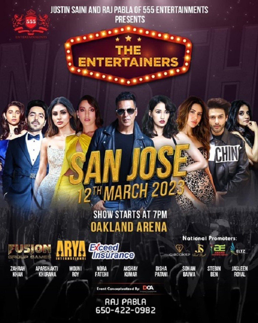 Akshay Kumar and Team Live in Bay Area 2023