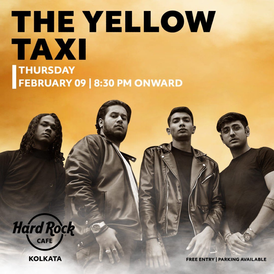 Catch The Yellow Taxi Live at Hard Rock Cafe, Kolkata