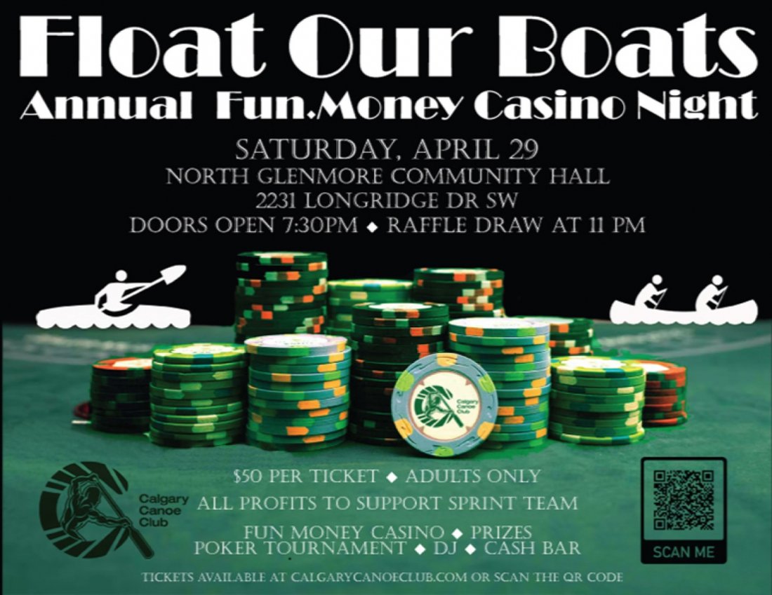 Calgary Canoe Club Float Our Boats Annual Fundraiser Tickets, North