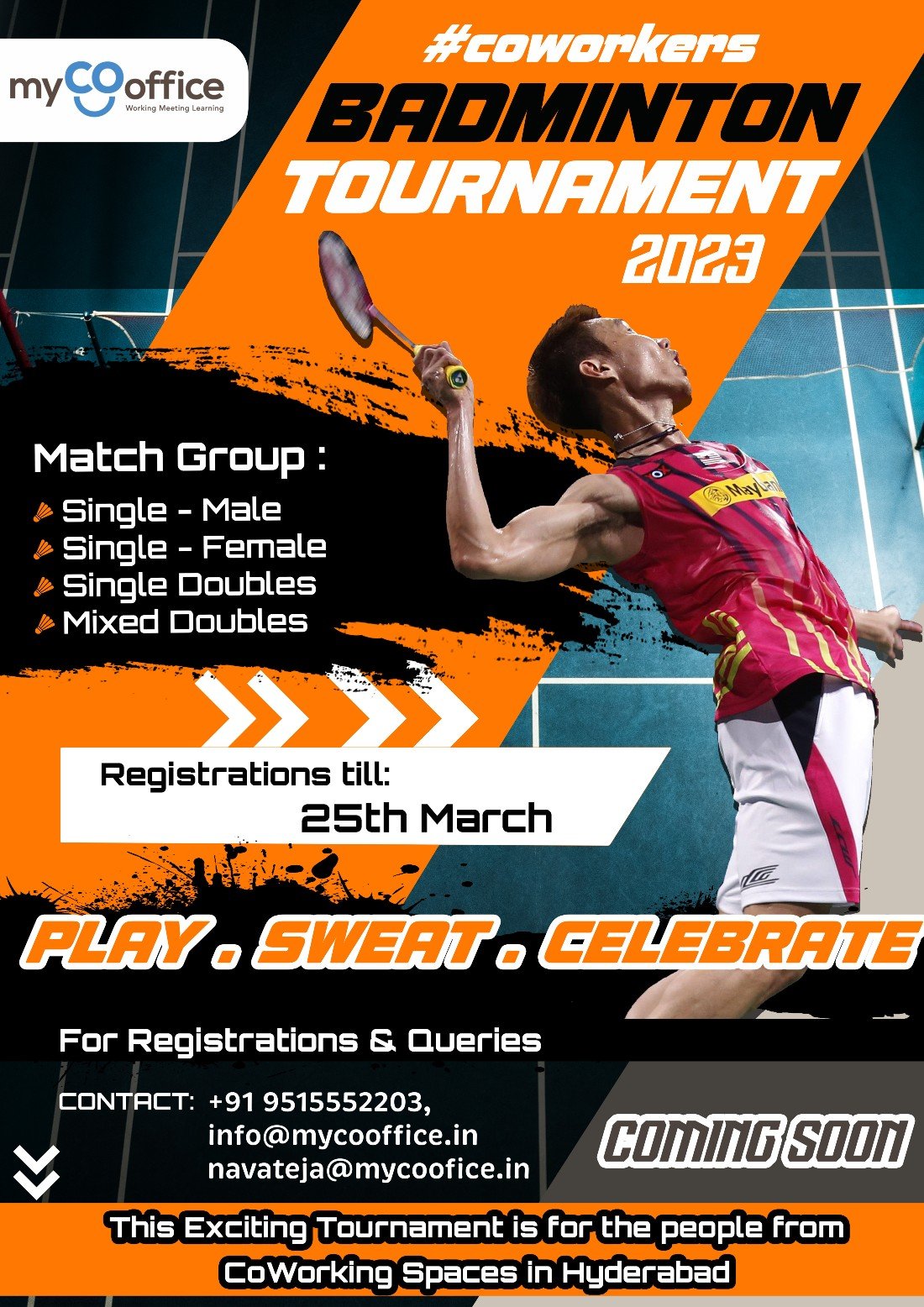 myCOoffice Badminton Tournament