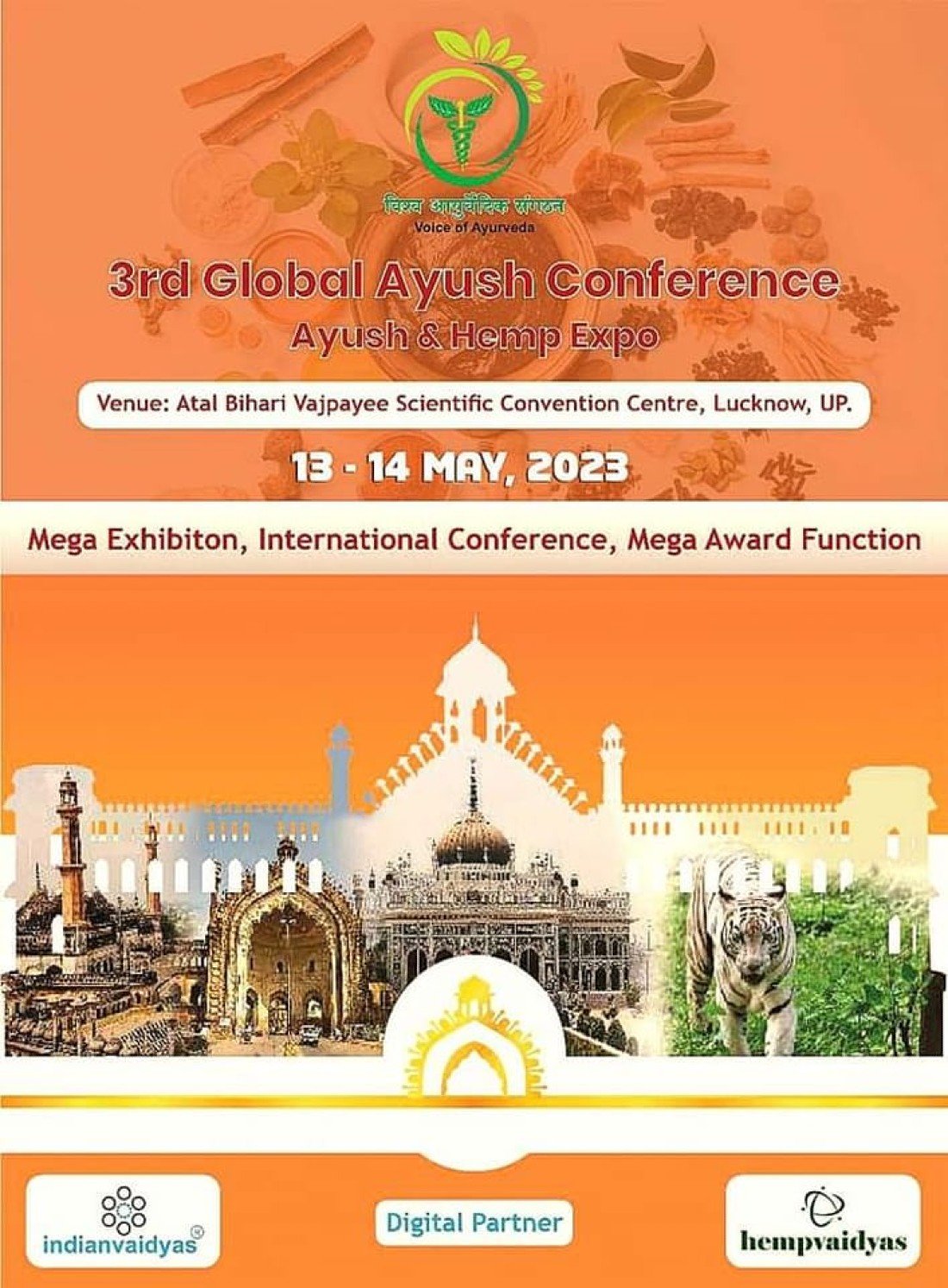 3rd Global Ayush Conference and Ayush and Hemp Expo -2023, Lucknow, 13 ...