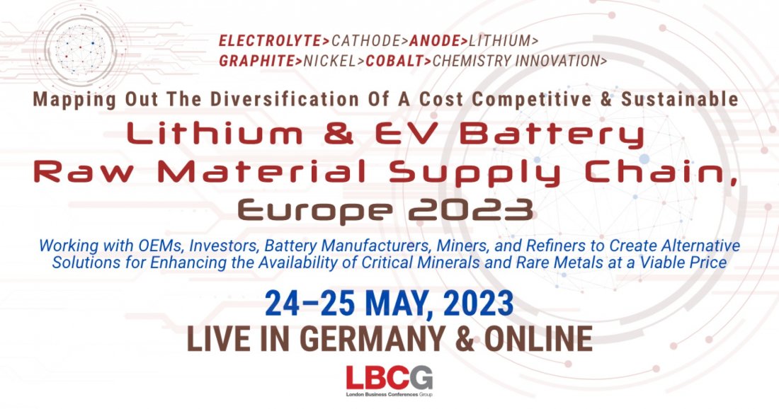 LITHIUM & EV BATTERY RAW MATERIAL SUPPLY CHAIN 2023, Germany, Berlin, 5 ...