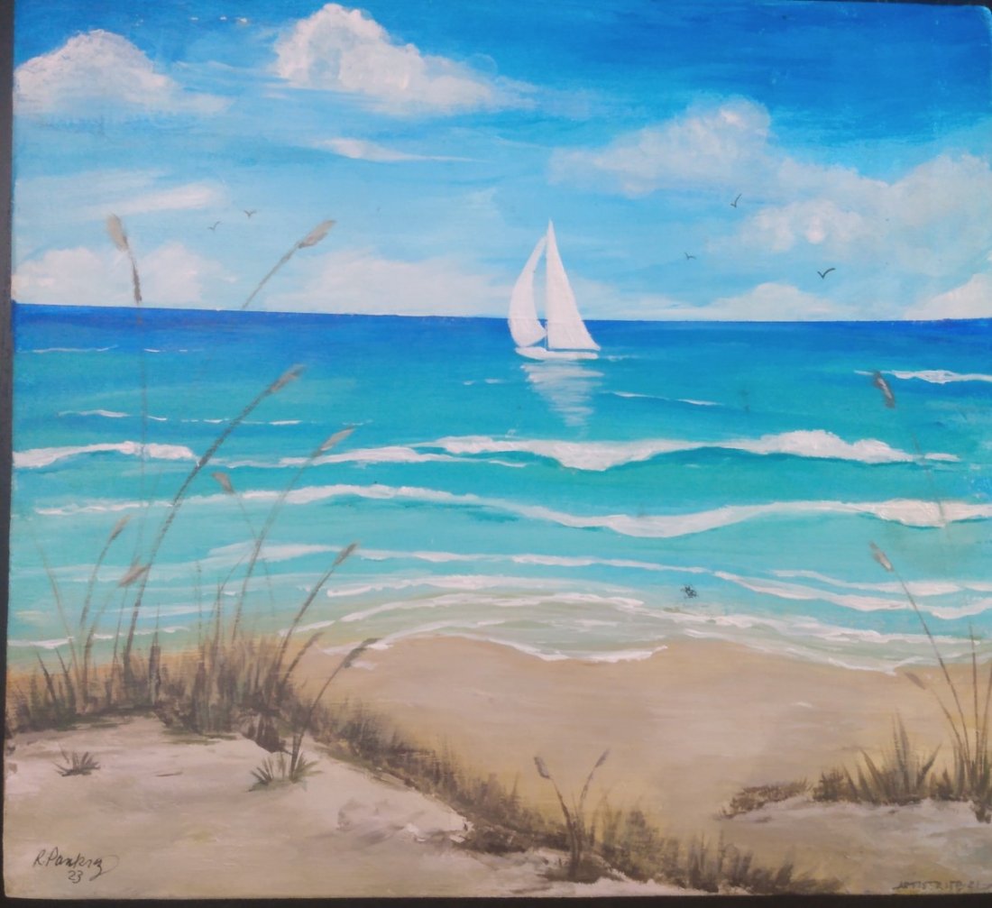 Painting with Rita! - Beachscape