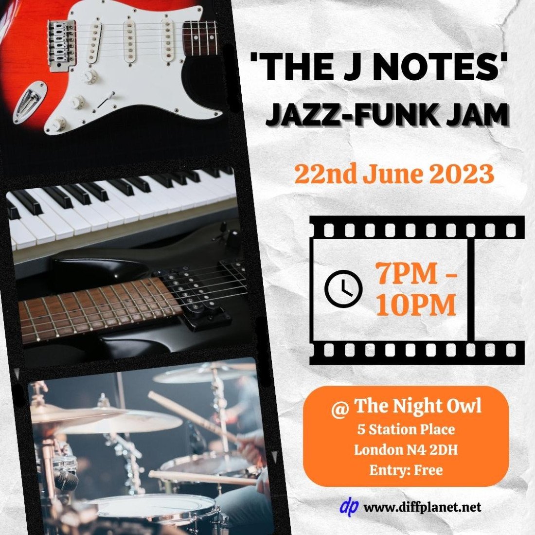 \u2018The J Notes\u2019 \u2013 Jazz-Funk Jam @ The Night Owl, Finsbury Park