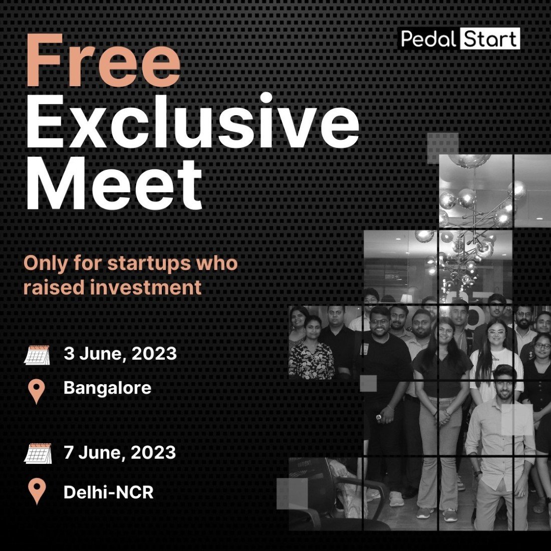 Free Meetup for Funded Startups