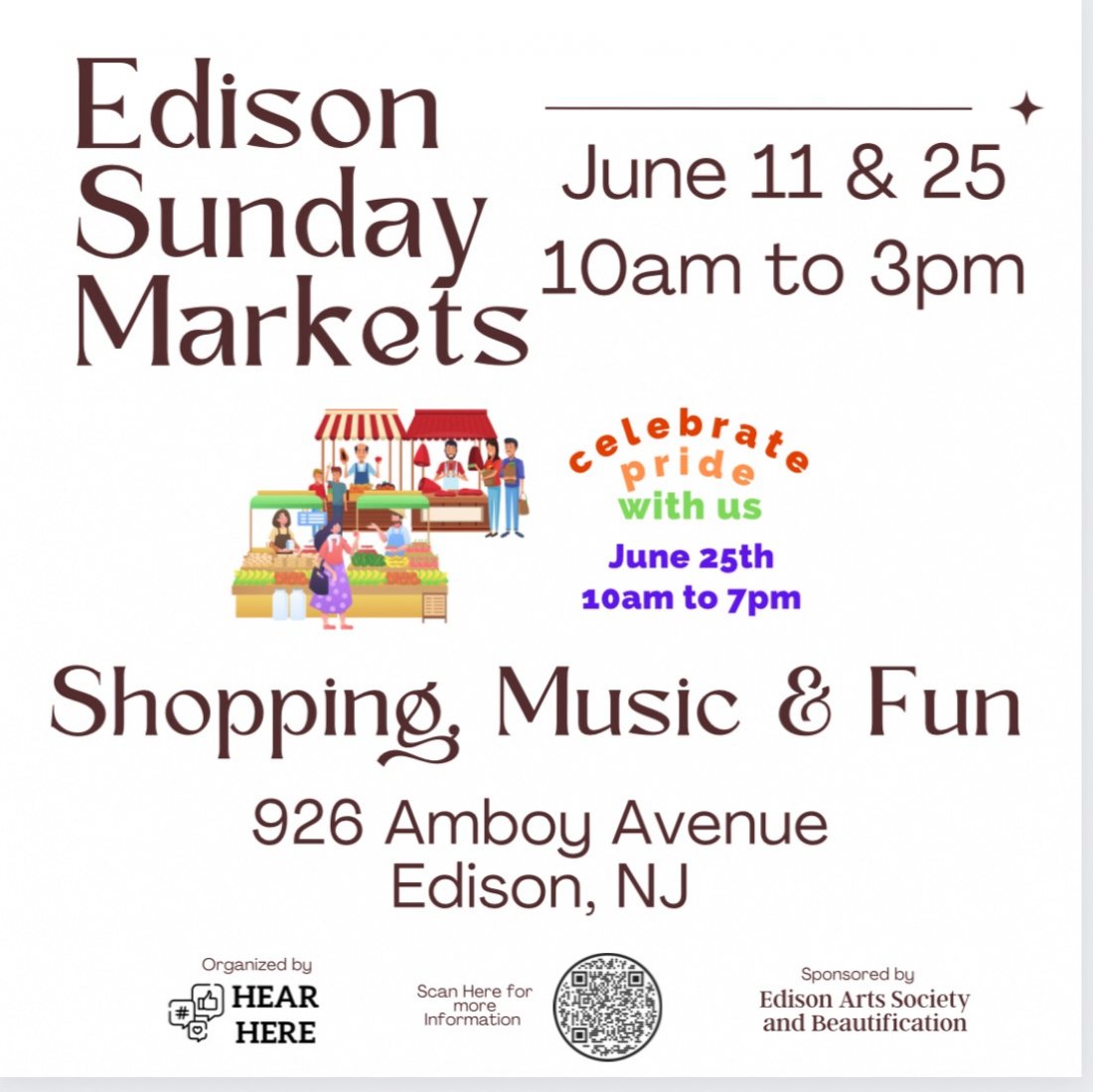 Edison Sunday Markets, 926 Amboy Avenue, Edison, NJ, 11 June 2023