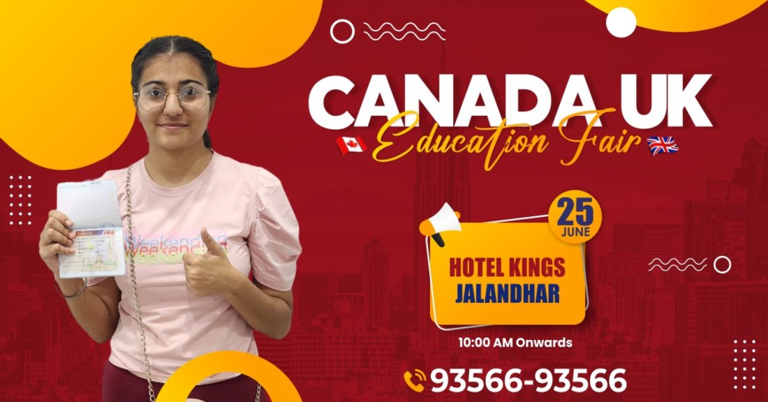Attend Canada UK Education fair in Jalandhar at Hotel Kings