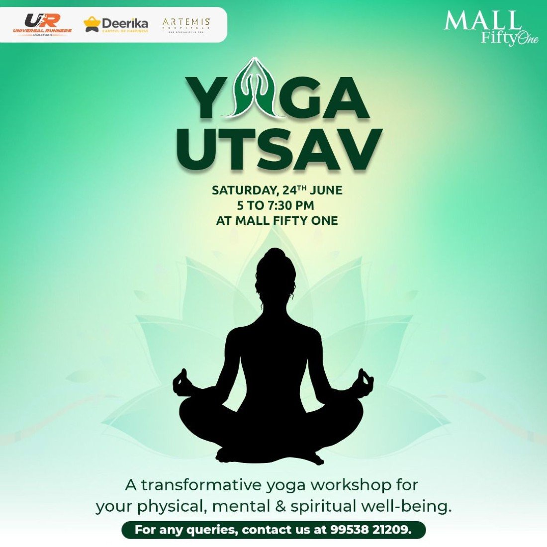 YOGA UTSAV @ MALL FIFTY-ONE