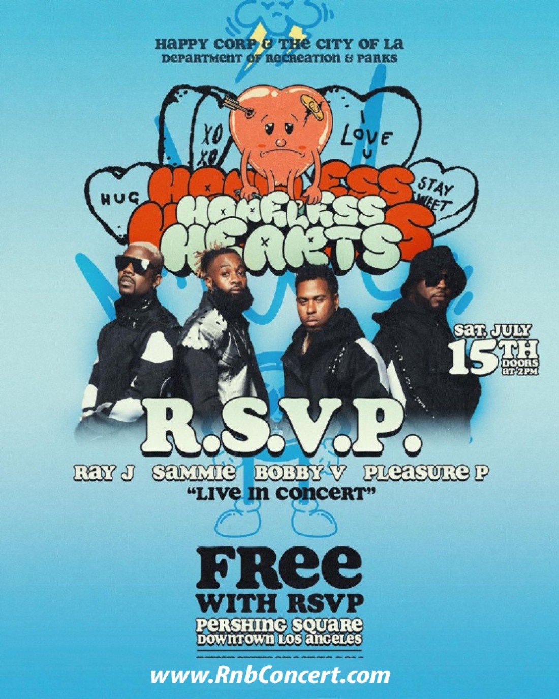 FREE RNB CONCERT: RAY J, BOBBY V, PLEASURE P, SAMMIE & MORE!