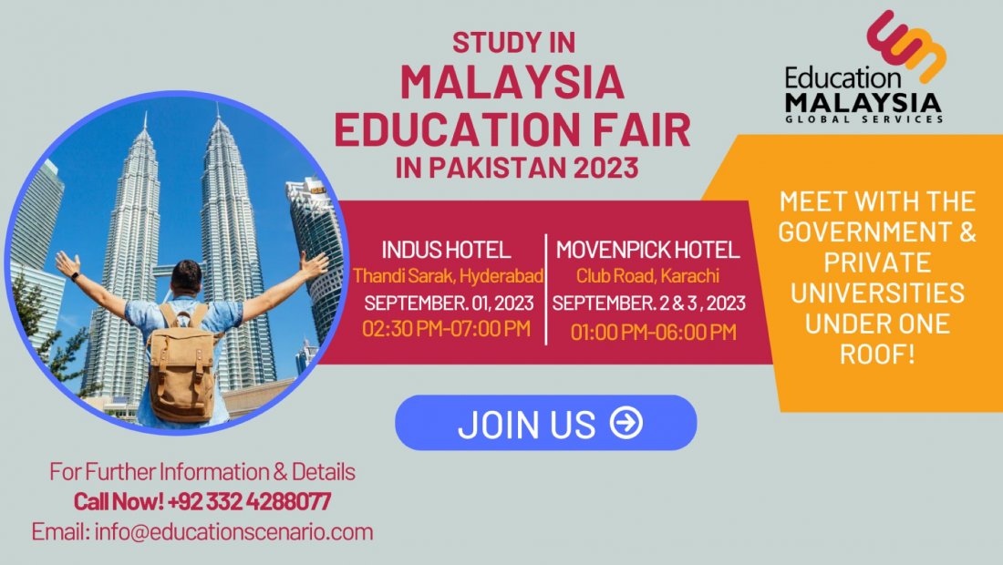 STUDY IN MALAYSIA EDUCATION FAIR IN PAKISTAN 2023