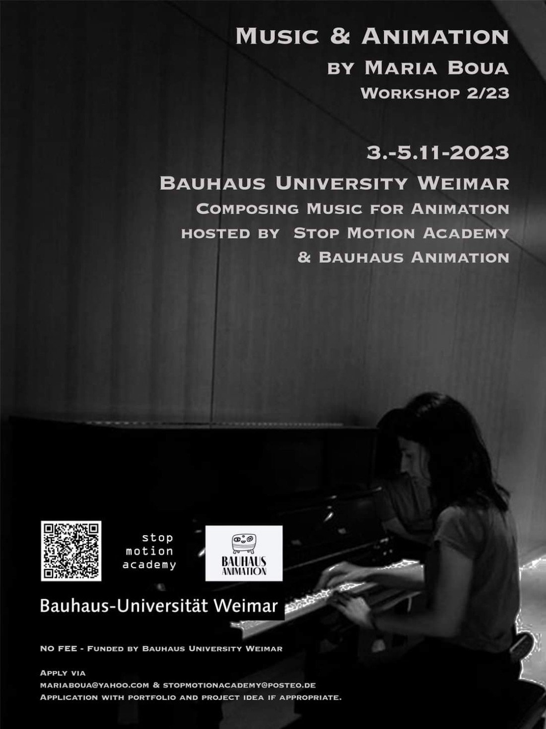Music & Animation Workshop via Maria Boua