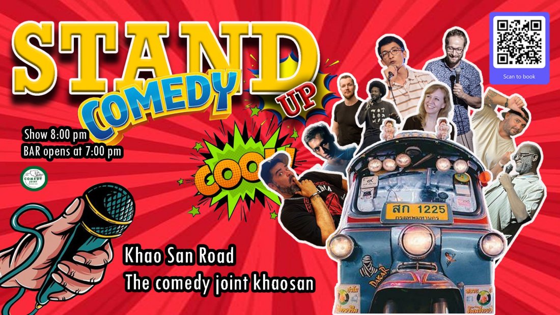 Best Comedy Show On Khaosan! with Davidson Boswell