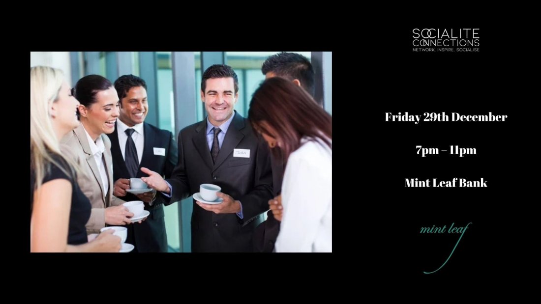 Business Networking at Mint Leaf Bank Tickets, Mint Leaf Lounge, London