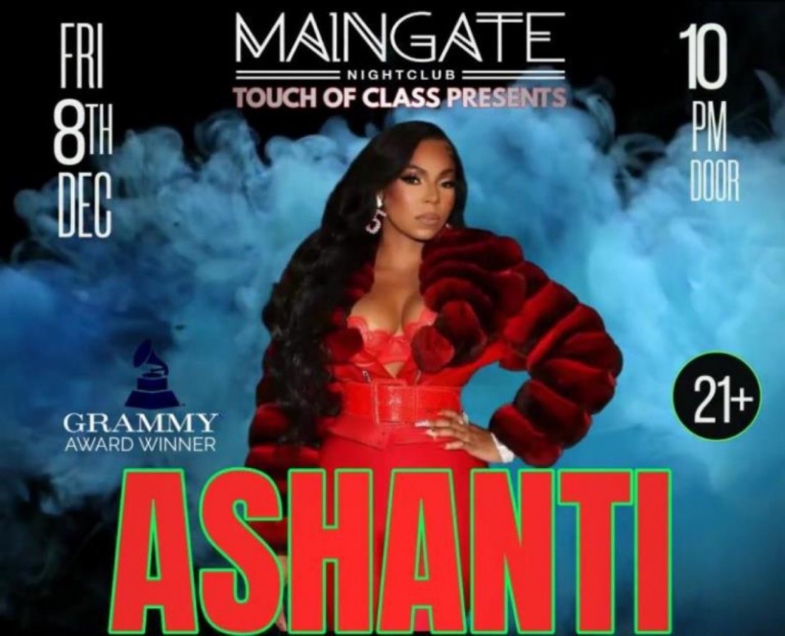 GRAMMY AWARD WINNER ASHANTI AT MAINGATE