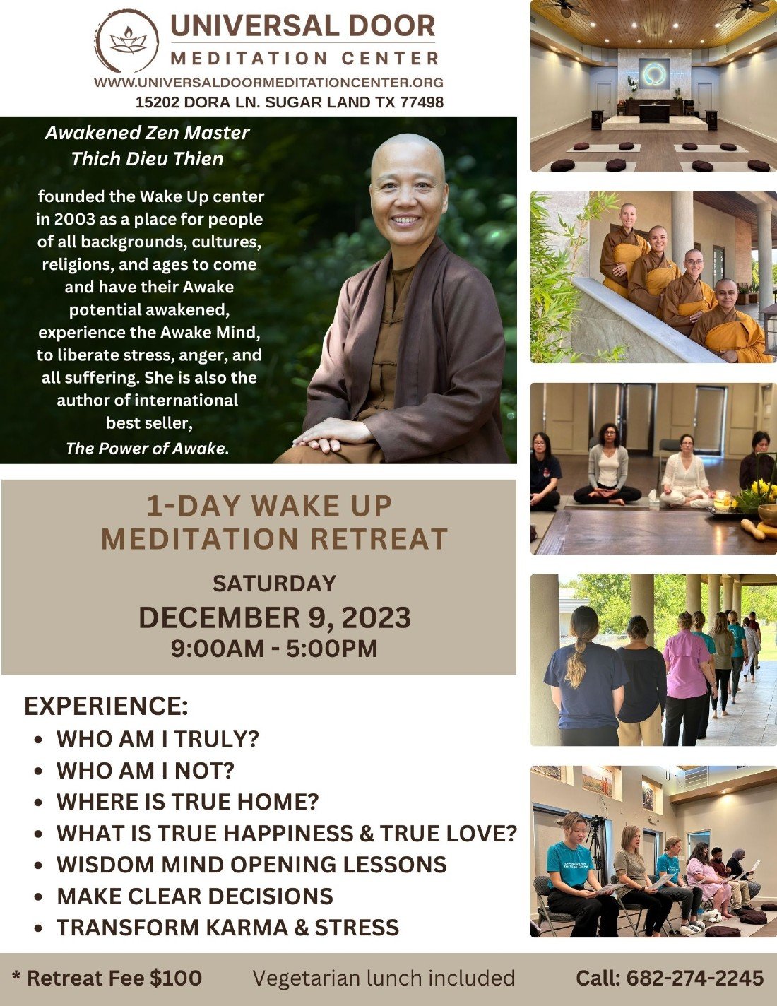 WAKE UP Meditation Retreat - December 9, 2023