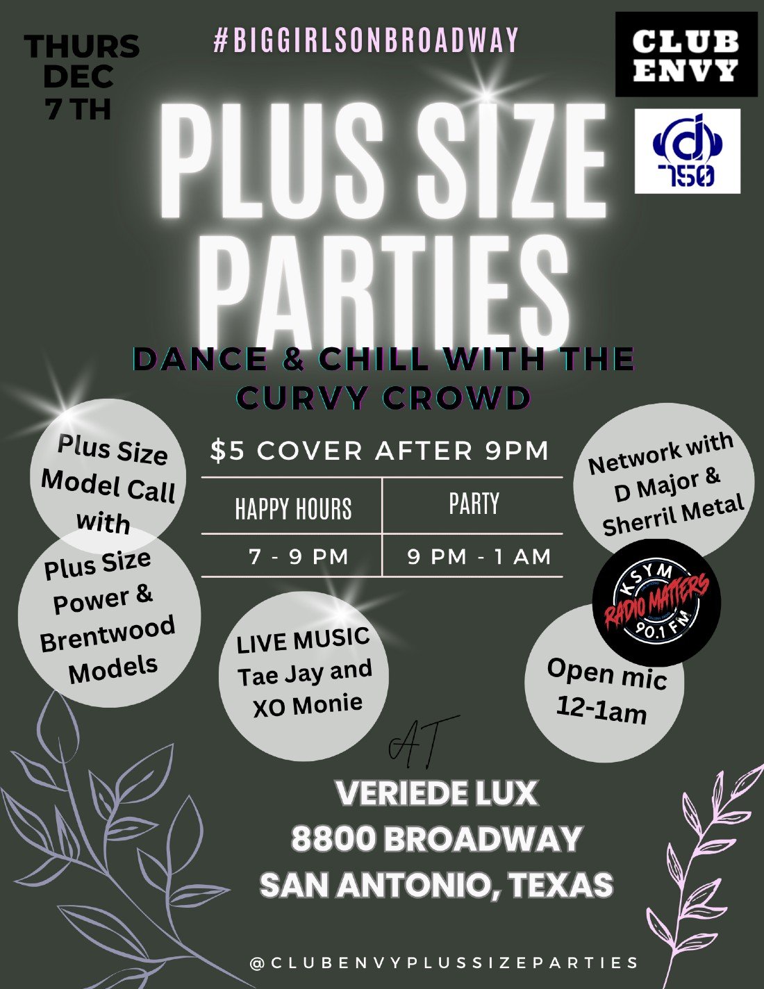 Club Envy Plus Size Parties in San Antonio!