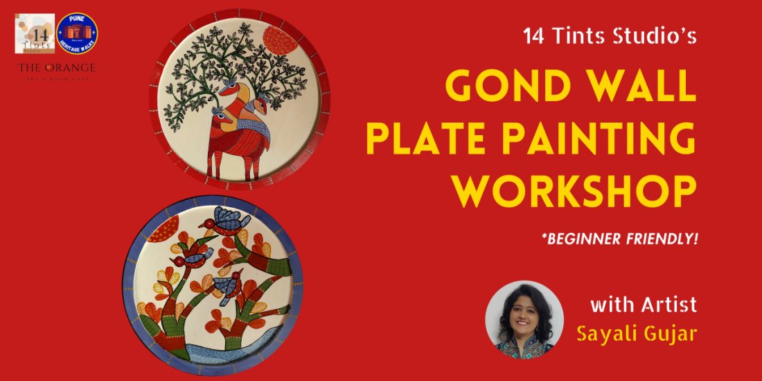 Gond Wall Plate Painting Workshop @ Aundh by Sayali Gujar
