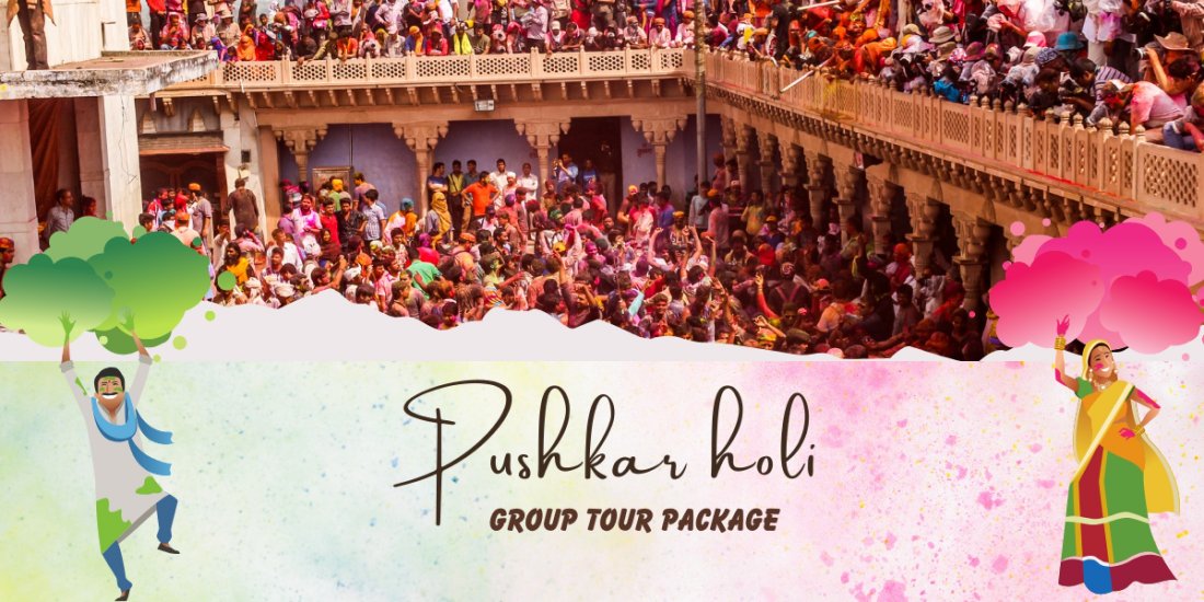 TMT Pushkar Holi Party Trip From Udaipur 2024 - Top Pushkar Holi Party and Pool Party Trip Package