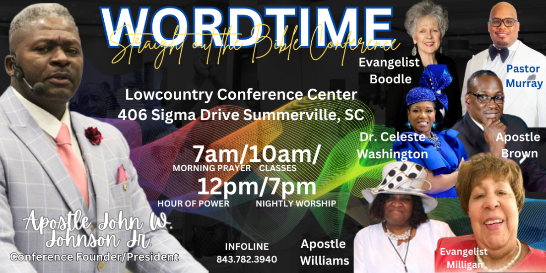 WORDTIME Straight out the Bible Conference 2024 Tickets, Lowcountry