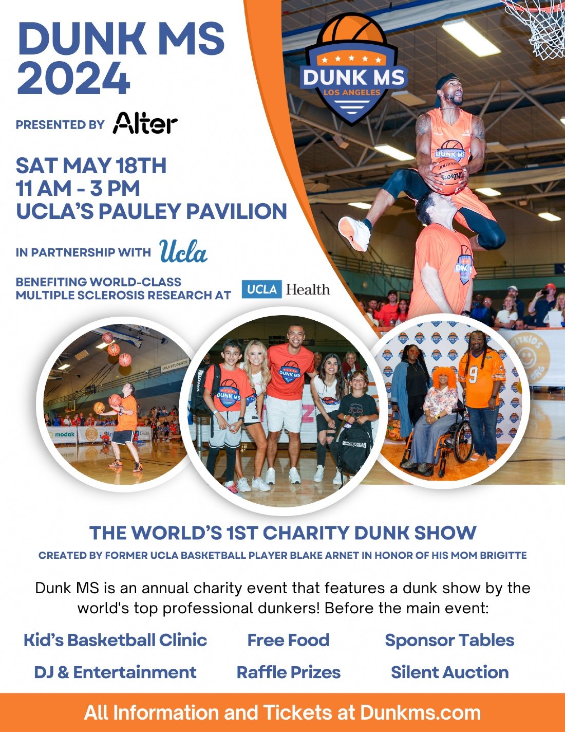 Dunk MS Fundraiser at Pauley Pavilion, Pauley Pavilion UCLA, Los ...
