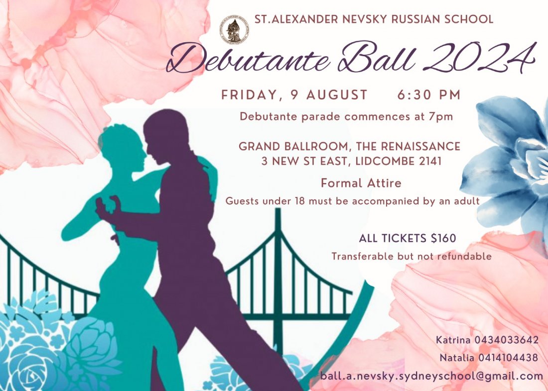 St Alexander Nevsky Russian School Debutante Ball 2024 Tickets, The
