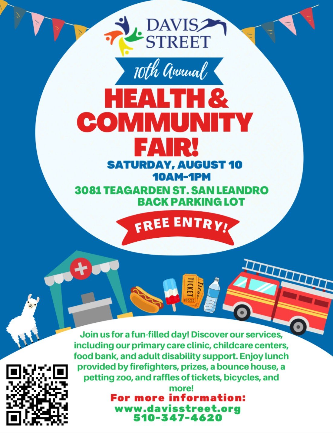 Davis Street\u2019s 10th Annual Health Fair
