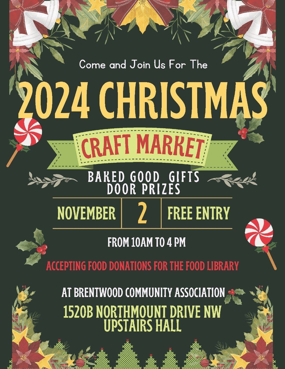 BCA Christmas Craft Market Tickets, 1520b Northmount Dr NW, Calgary, 2