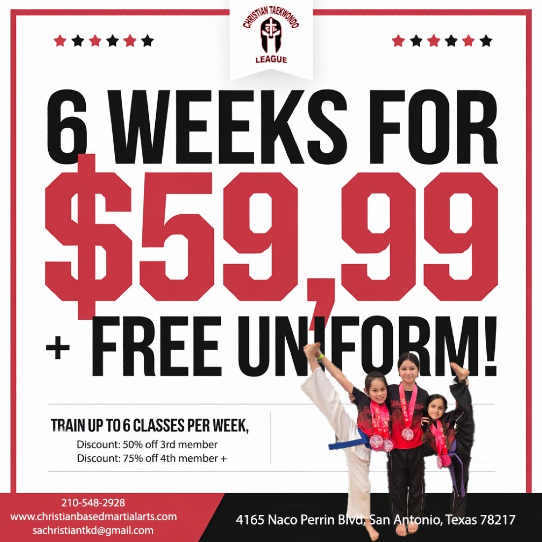 Christian Taekwondo League Deal
