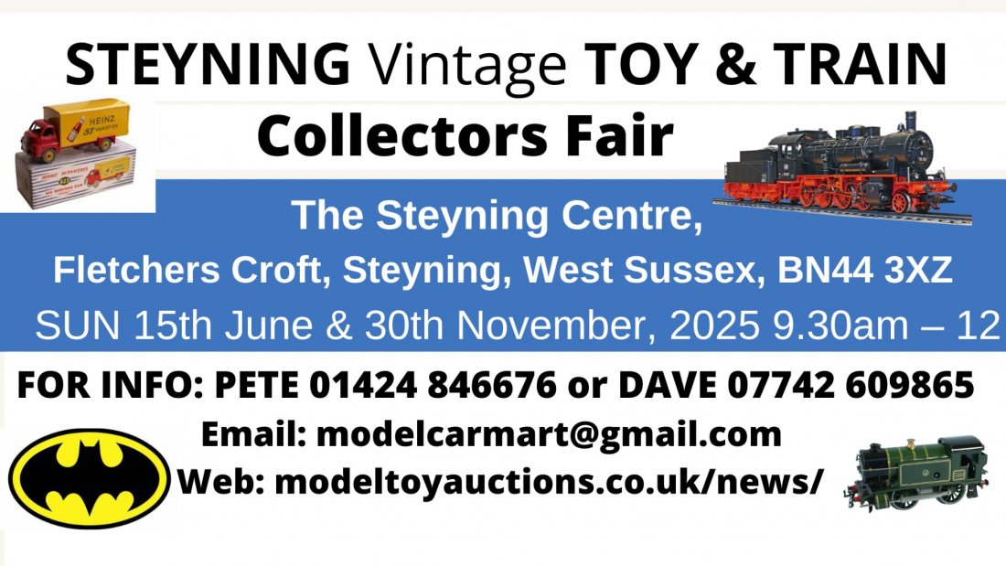 Steyning Vintage Toy, Train & Sci-Fi Collectors Fair