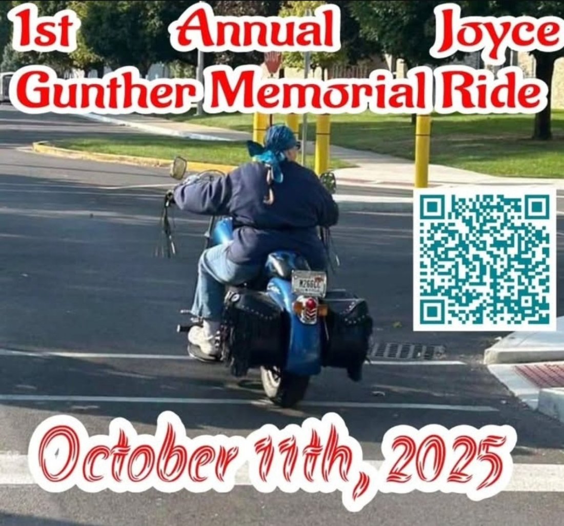 1st annual Joyce Gunther Memorial Scholarship Ride!