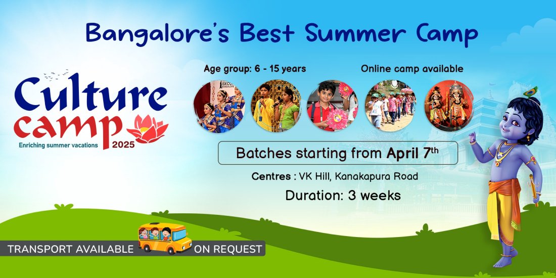 ISKCON Culture Camp 2025 | 3 week camp