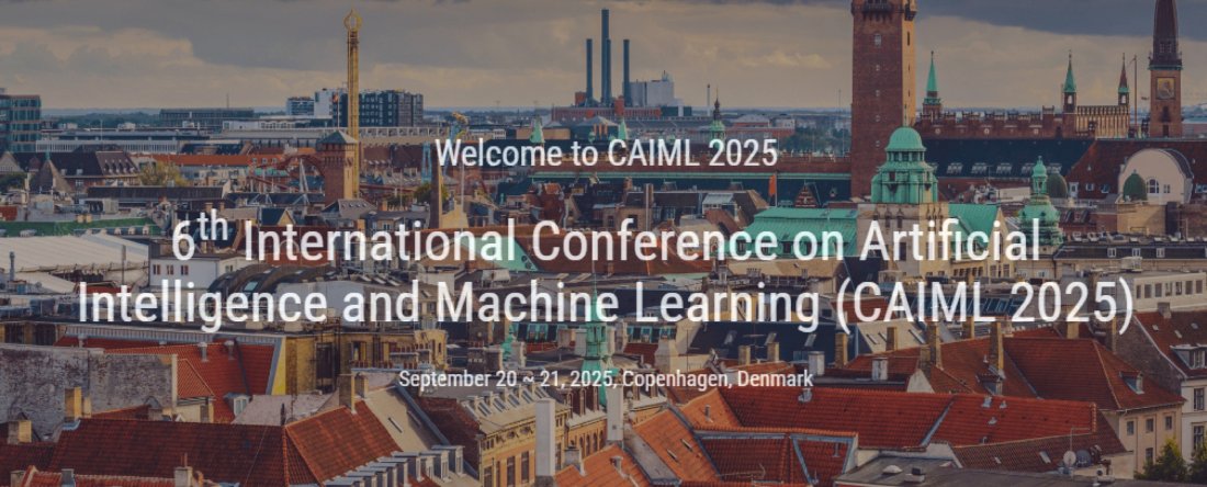 6th International Conference on Artificial Intelligence and Machine Learning (CAIML 2025)
