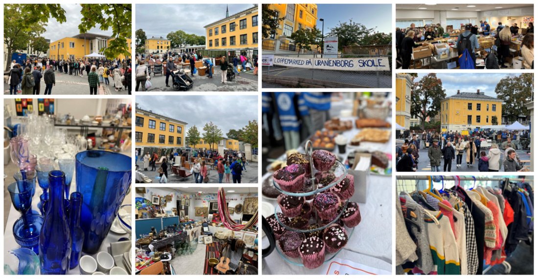 Loppemarked p\u00e5 Uranienborg Skole 11. og 12. oktober