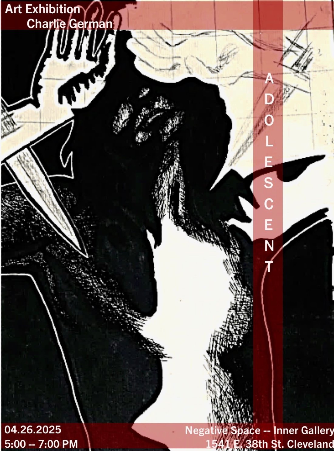 Art Exhibit \u201cAdolescent\u201d by Charlie German