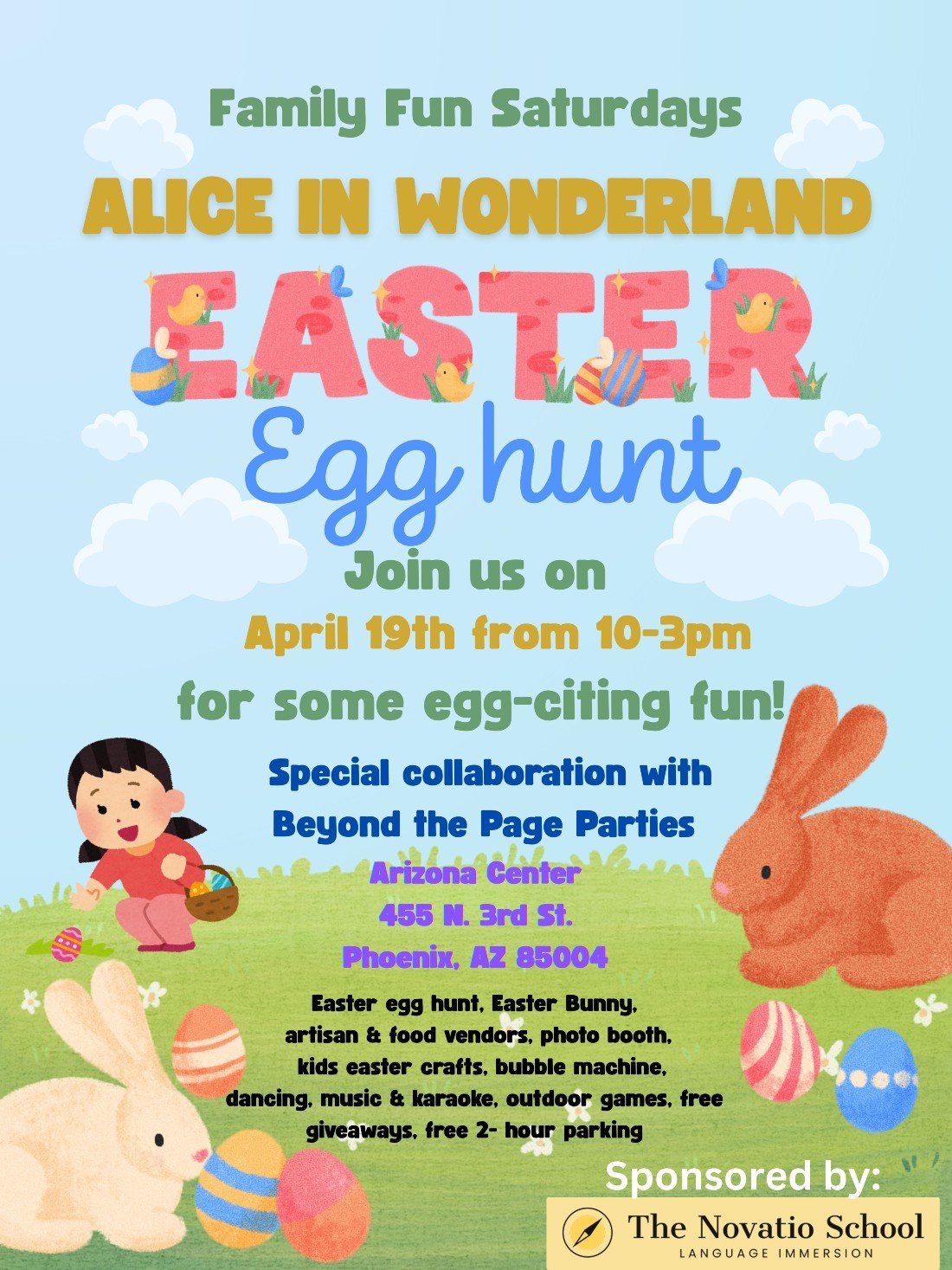 Alice in Wonderland Easter Egg Hunt at the Arizona Center 